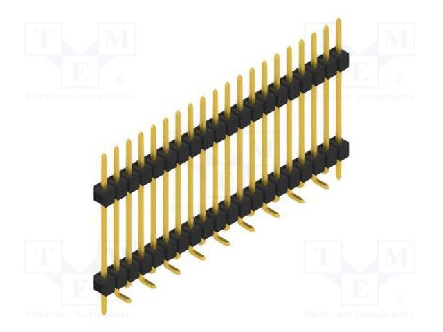 Connector: pin strips; pin header; male; PIN: 20; 2.54mm; SMT; 1x20