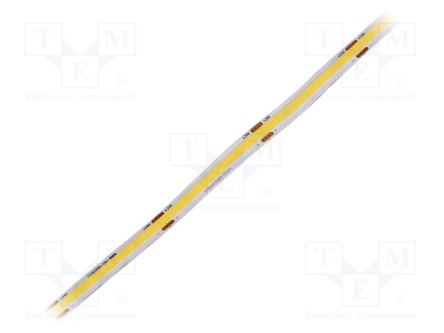 COB LED tape; white; LED/m: 320; 8mm; IP20; 180°; 5W/m; CRImin: 90