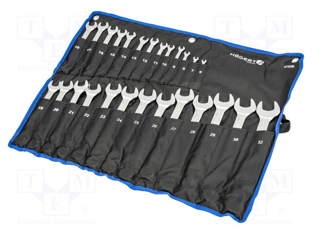 Wrenches set; combination spanner; 26pcs.