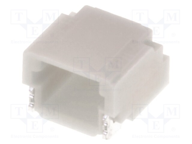 Socket; wire-board; male; SH,SR,SZ; 1mm; PIN: 2; SMT; 50V; 1A
