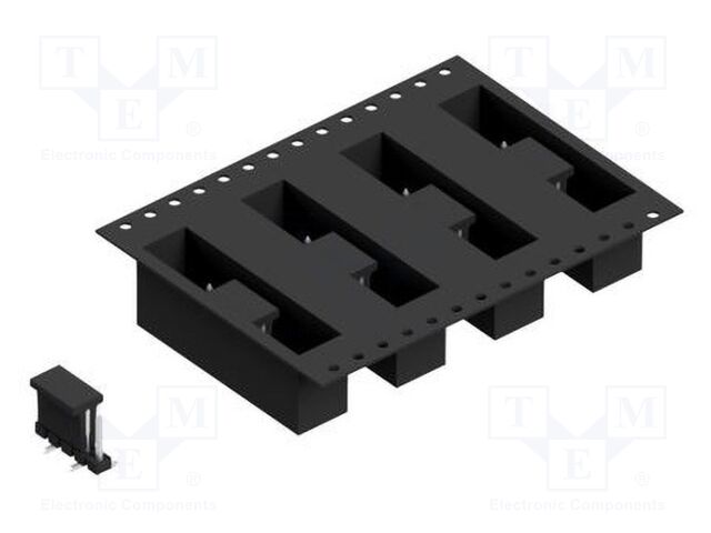 Connector: pin strips; pin header; male; PIN: 5; 2.54mm; SMT; 1x5