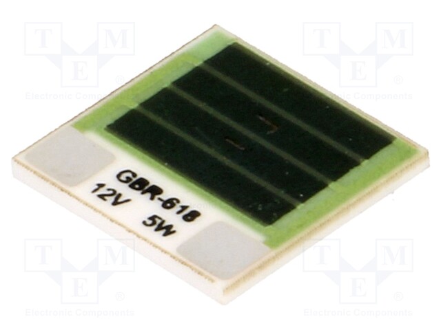 Resistor: thick film; heating; glued; 28.8Ω; 5W; 12.7x12.7x1mm