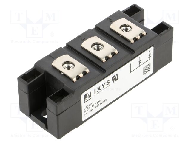Module: diode; double series; 1.6kV; If: 165A; Y4-M6; V: Y4; Ifsm: 4kA