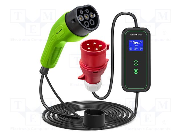 Charger: eMobility; 1x0.5mm2,5x2.5mm2; 400VAC; 11kW; IP65; 5m; 16A