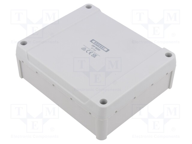 Enclosure: junction box; IP54; grey