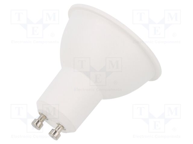 LED lamp; neutral white; GU10; 230VAC; 400lm; 4.5W; 110°; 4000K