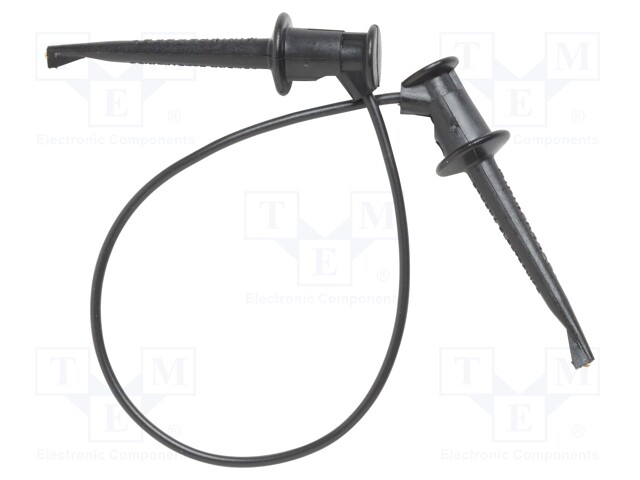 Test lead; 60VDC; 30VAC; 5A; Len: 0.6096m; black; Insulation: nylon