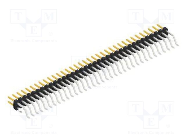Connector: pin strips; pin header; male; PIN: 70; 2mm; SMT; 2x35