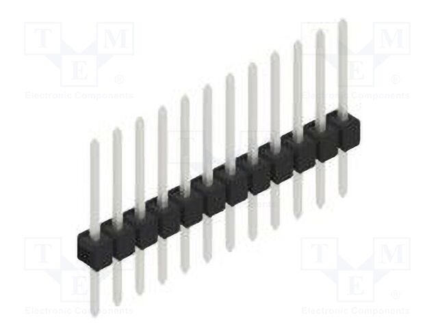 Connector: pin strips; pin header; male; PIN: 12; 2.54mm; THT; 1x12