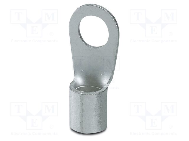Non-insulated; Body: silver; Tip: ring