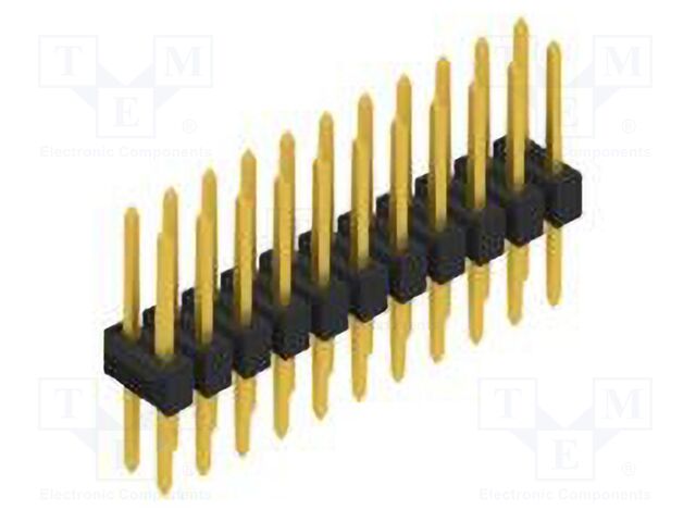 Connector: pin strips; pin header; male; PIN: 22; 2.54mm; THT; 2x11