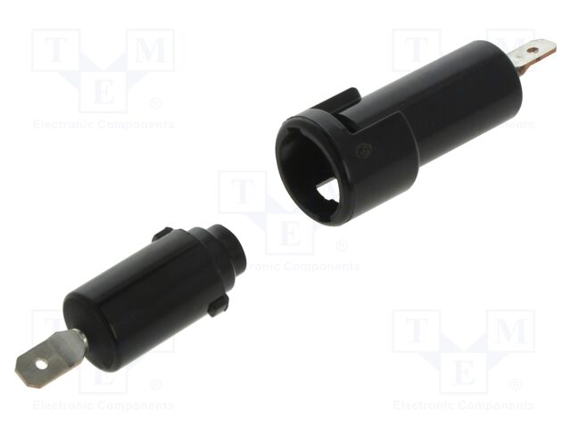 Fuse holder; cylindrical fuses; 6.3x32mm; Imax: 20A; 600V