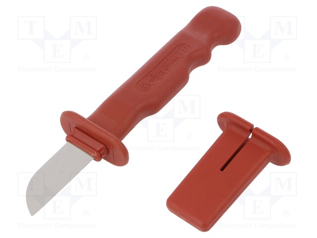 Knife; for electricians; Kind of blade: straight; 1kVAC