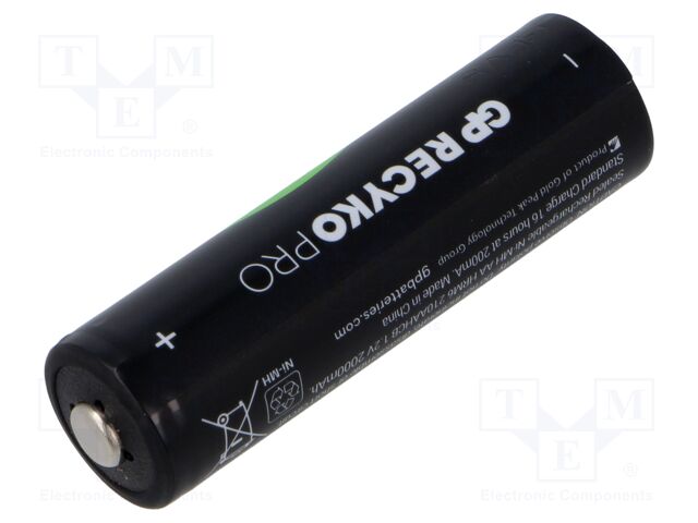 Re-battery: Ni-MH; AA; 1.2V; 200mAh; ReCYKO PRO; bulk,industrial