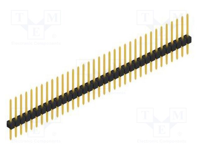 Connector: pin strips; pin header; male; PIN: 35; 2.54mm; THT; 1x35