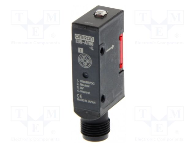 Sensor: photoelectric; transmitter; Range: 7m; NPN