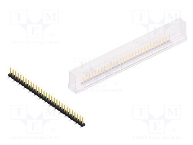 Connector: pin strips; pin header; male; PIN: 29; 2.54mm; SMT; 1x29