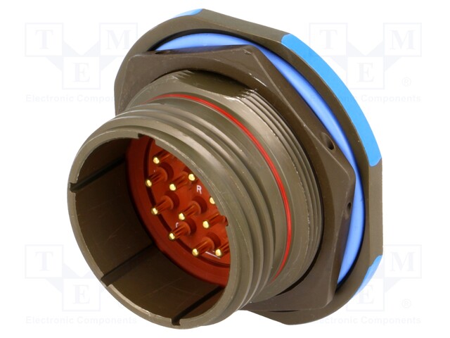 Connector: circular; D38999 series III; socket; male; PIN: 16; THT