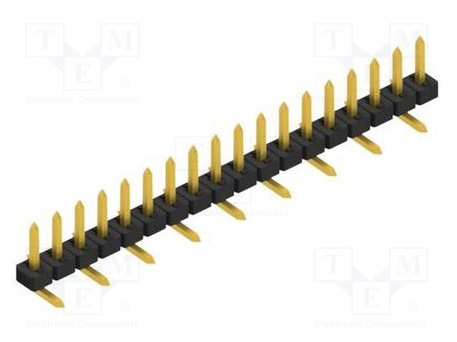 Connector: pin strips; pin header; male; PIN: 18; 2mm; SMT; 1x18