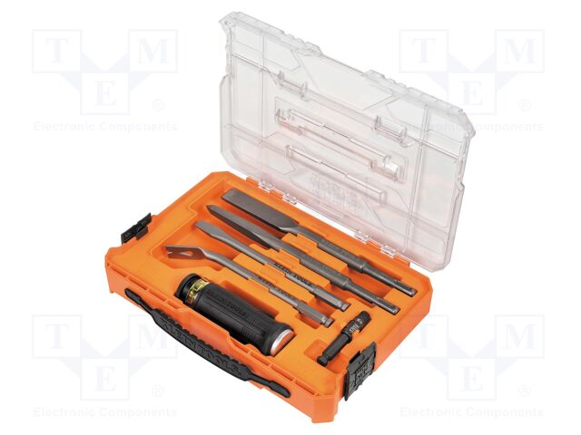Tools set: chisels; plastic box; Holder: SDS-Plus®; 6pcs.