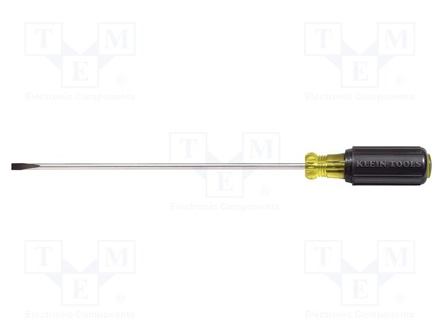 Screwdriver: standard; slot; SL 3/16"; Blade length: 203mm