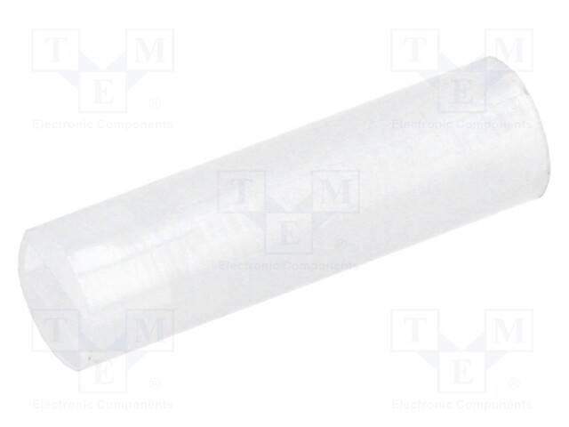 Spacer sleeve; LED; Øout: 4mm; ØLED: 3mm; L: 14mm; natural; UL94V-2