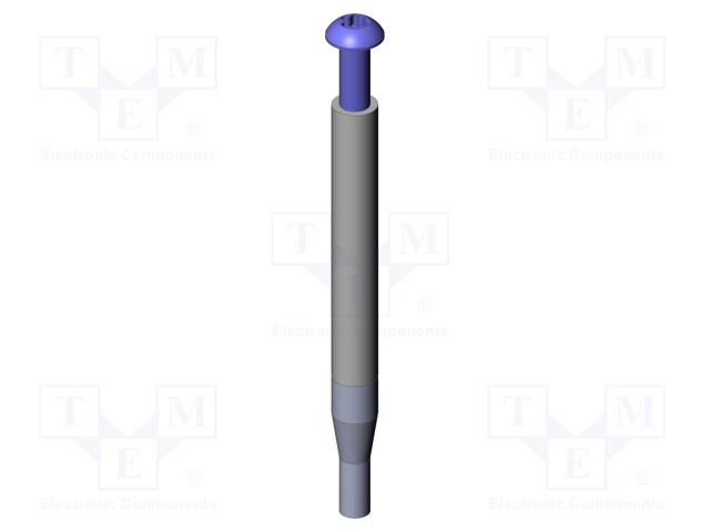 Push rod; Ø: 4mm; screw-in; L: 60mm; Thread: M4x10