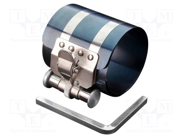 Ring clamp; Ø: 50÷125mm; L: 75mm; stainless steel