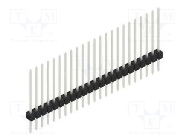 Connector: pin strips; pin header; male; PIN: 23; 2.54mm; THT; 1x23