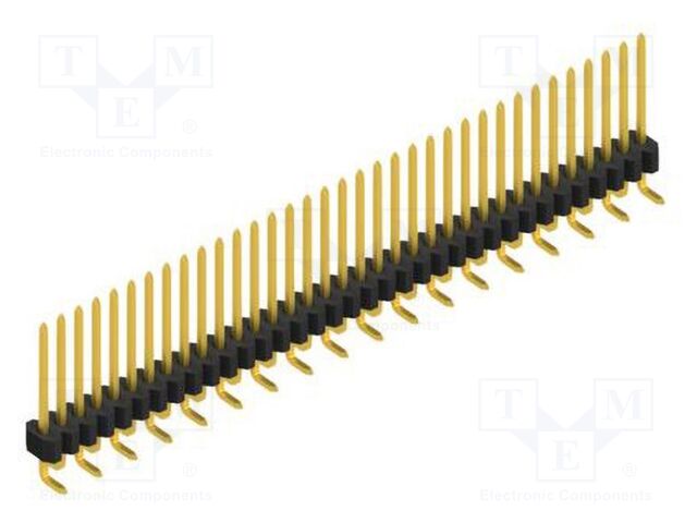 Connector: pin strips; pin header; male; PIN: 35; 1.27mm; SMT; 1x35