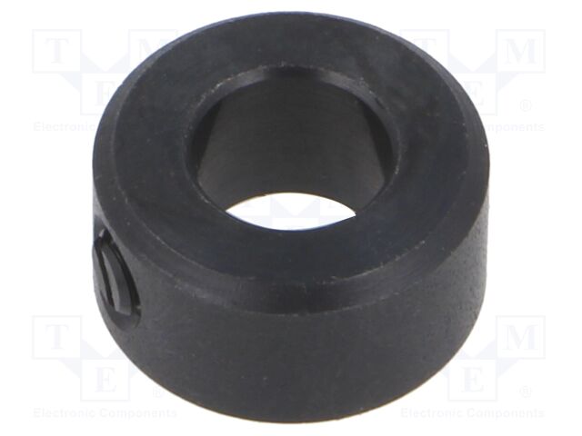 Circlip; oxidized steel; 8mm; Ring: external; Body: black