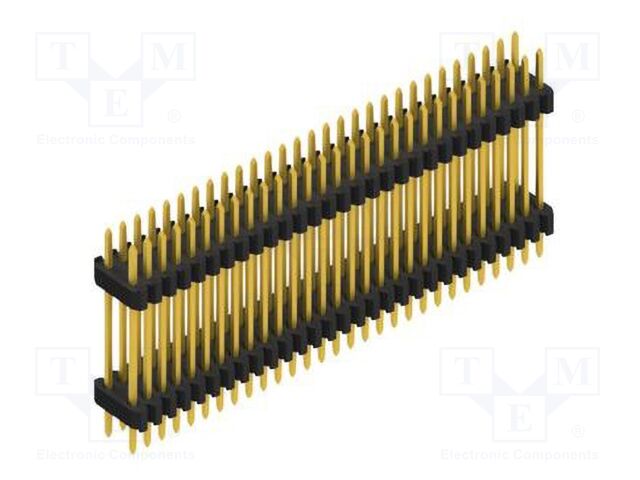 Connector: pin strips; pin header; male; PIN: 58; 1.27mm; THT; 2x29
