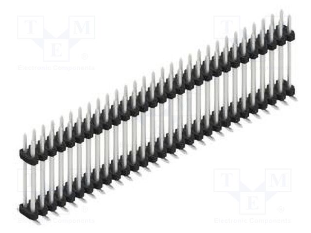 Connector: pin strips; pin header; male; PIN: 58; 2mm; SMT; 2x29