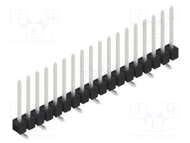 Connector: pin strips; pin header; male; PIN: 18; 2.54mm; SMT; 1x18