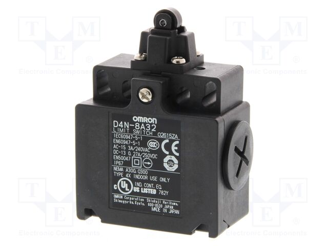 Limit switch; plastic roller; 10A; max.240VAC; max.250VDC; 2x M20