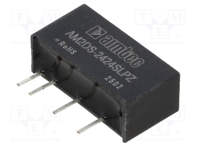 Converter: DC/DC; 2W; Uin: 21.6÷26.4V; Uout: 24VDC; Iout: 83mA; SIP7