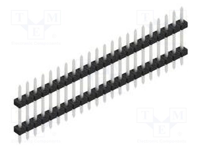 Connector: pin strips; pin header; male; PIN: 22; 2mm; THT; 1x22