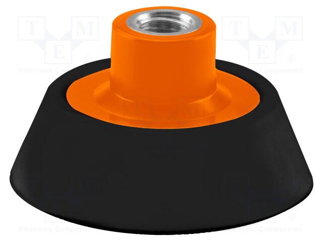 Holder; Mounting: M14,bur; Ø75mm