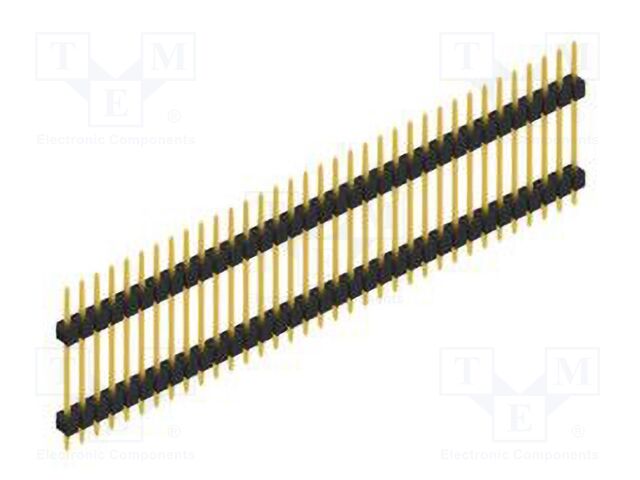 Connector: pin strips; pin header; male; PIN: 35; 2.54mm; THT; 1x35