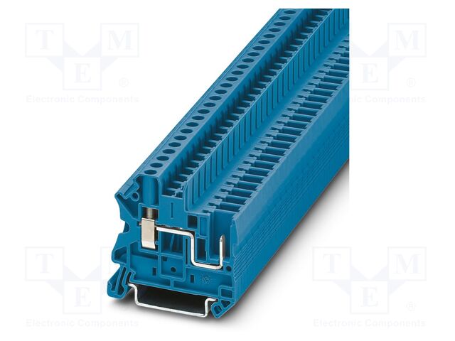 Splice terminal: rail; UT; PA; terminals: 2; W: 6.2mm; H: 47.6mm