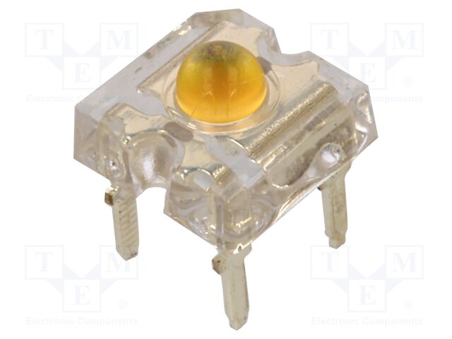 LED Super Flux; white warm; 7.62x7.62mm; 22000÷25000mcd; 60°