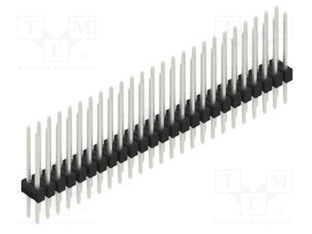 Connector: pin strips; pin header; male; PIN: 50; 2.54mm; THT; 2x25