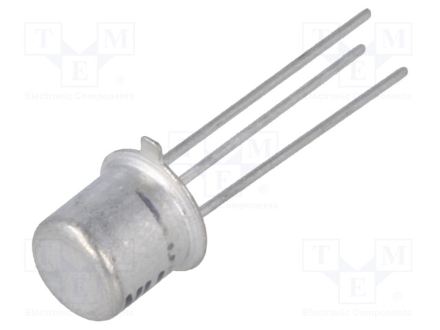Transistor: PNP; bipolar; 45V; 0.2A; 0.3/0.75W; TO18; 10dB
