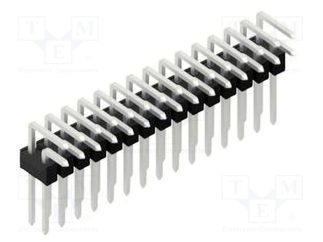 Connector: pin strips; pin header; male; PIN: 30; 2.54mm; THT; 2x15
