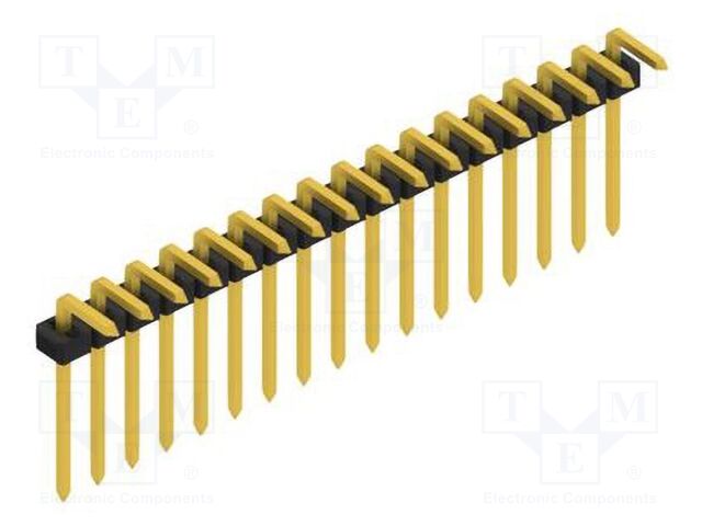 Connector: pin strips; pin header; male; PIN: 17; 2mm; THT; 1x17