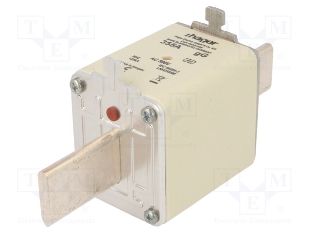 Fuse: fuse; gG; 355A; 500VAC; industrial; NH2