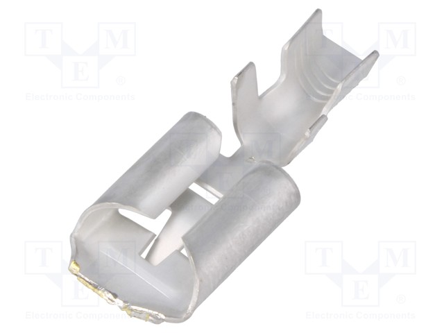 Terminal: flat; 9.5mm; 1.2mm; female; 3÷6mm2; crimped; for cable