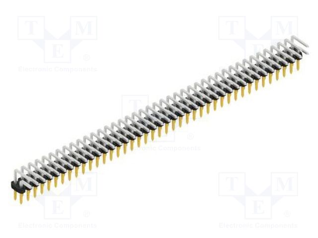 Connector: pin strips; pin header; male; PIN: 82; 2mm; THT; 2x41