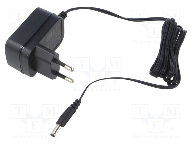 Power supply: switching; mains,plug; 5VDC; 1A; 5W; Plug: EU; 73.77%