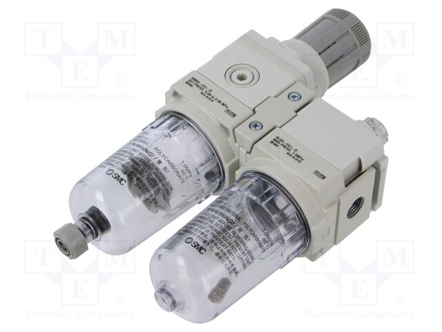 Air preparation set; Working press: max.10bar; 5um; inside